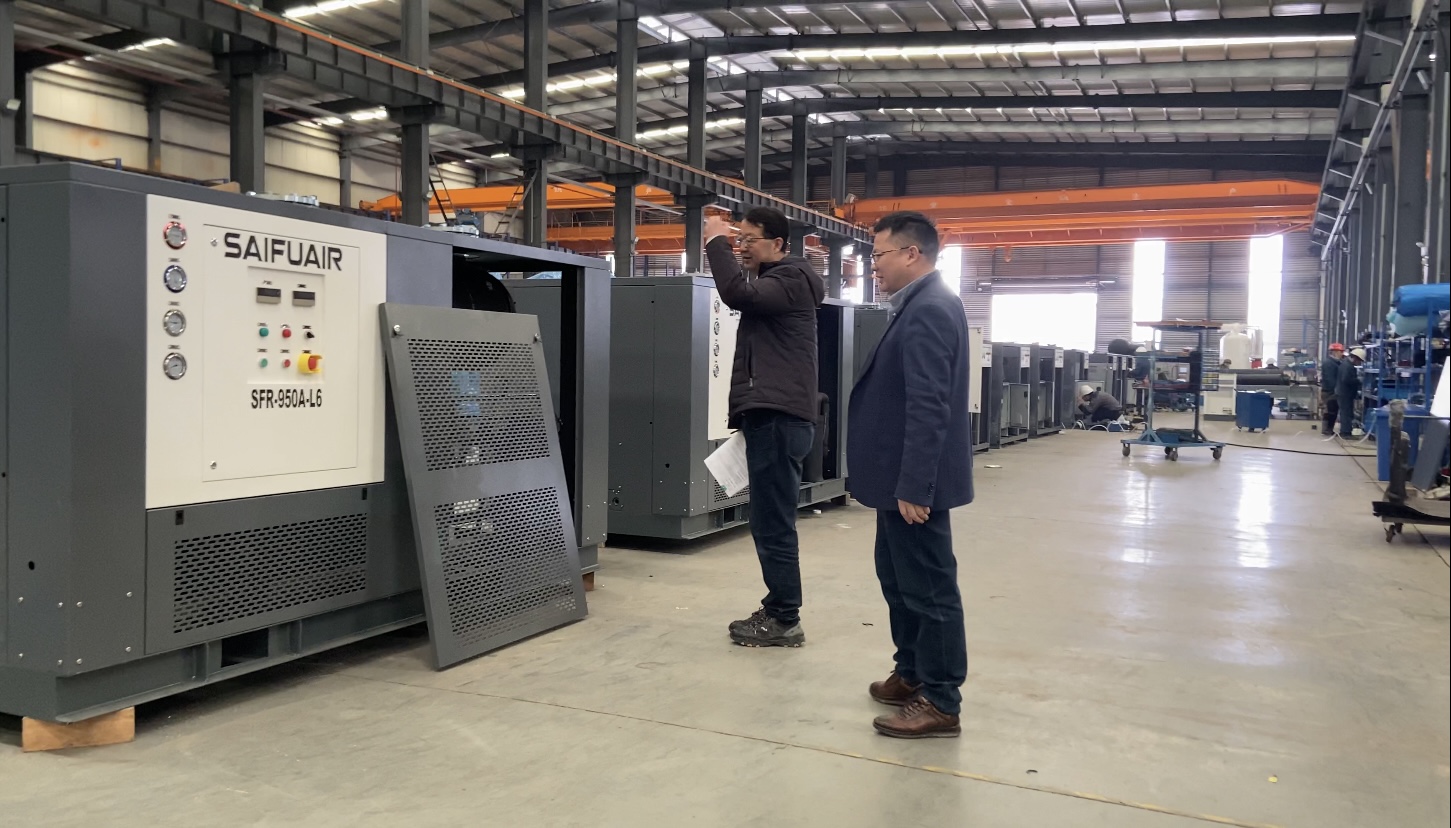 布局海外丨赛弗尔多型号冷干机顺利通过验收 